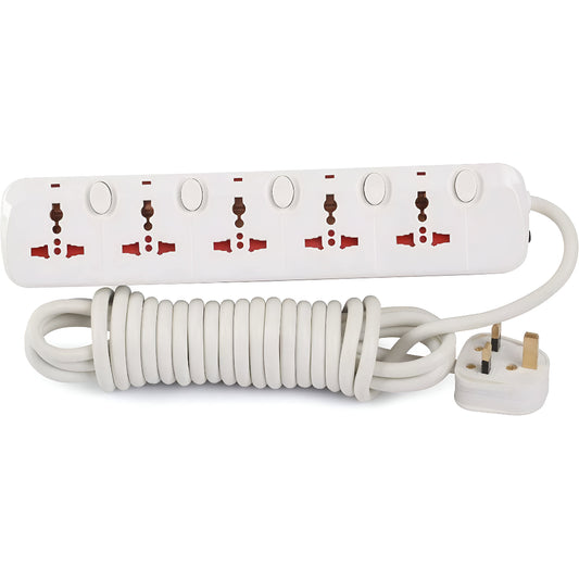 Power Extension 5 Port 1.8 Meter cable