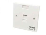 Kuwes Network Single / Dual Face Plate + Module - Image 2